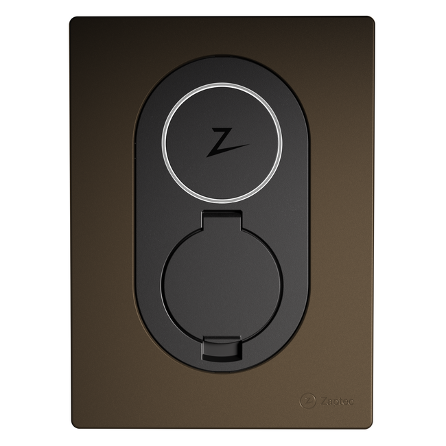 Zaptec Go – 22 kW – Wood Brown