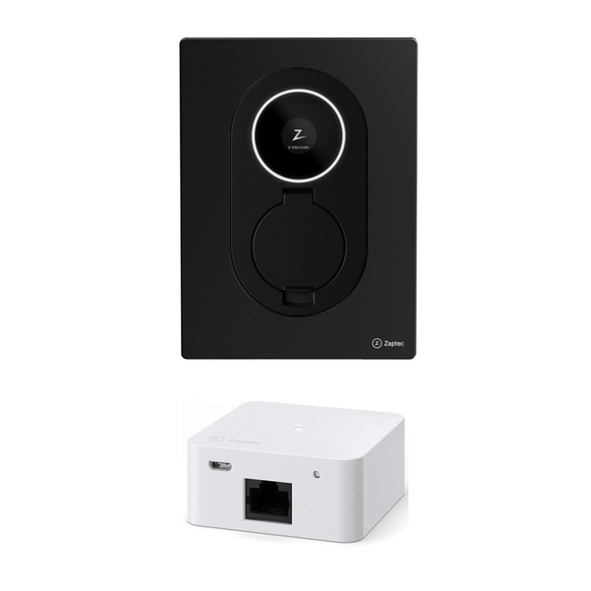 Zaptec Go 2 – 22 kW – Asphalt Black – inclusief Sense P1