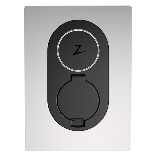 Zaptec Go & Go 2 frontcover – Cloud White