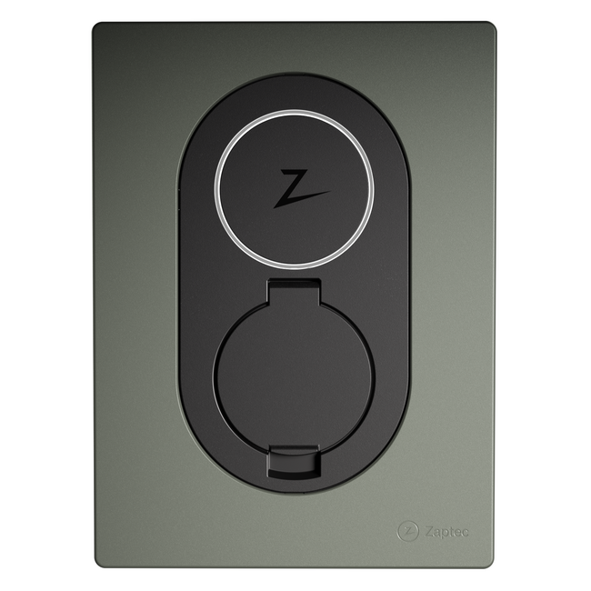 Zaptec Go & Go 2 frontcover – Moss Green