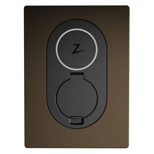 Zaptec Go & Go 2 frontcover – Wood Brown